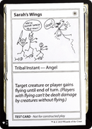 Sarah's Wings (CMB1-011) [Mystery Booster Playtest Cards 2019]