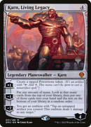 Karn, Living Legacy (PPDMU-001) [Promo Pack: Dominaria United Promos] Foil