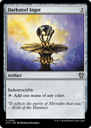 Darksteel Ingot (OTC-256) [Outlaws of Thunder Junction Commander]