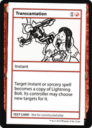 Transcantation (No PW Symbol) (CMB1-067) [Mystery Booster Playtest Cards 2021]