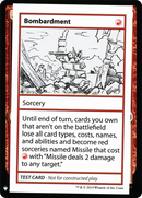 Bombardment (CMB1-053) [Mystery Booster Playtest Cards 2019]