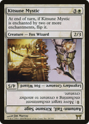 Kitsune Mystic // Autumn-Tail, Kitsune Sage (CHK-028) [Champions of Kamigawa] Foil
