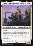 Tomik, Distinguished Advokist (WAR-034) [War of the Spark] Foil