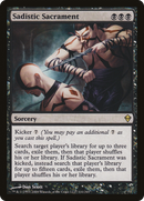 Sadistic Sacrament (ZEN-110) [Zendikar] Foil