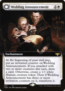 Wedding Announcement (Extended Art) (VOW-355) [Innistrad: Crimson Vow] Foil