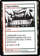 Taiga Stadium (No PW Symbol) (CMB1-120) [Mystery Booster Playtest Cards 2021]