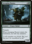 Avenging Hunter (CLB-215) [Commander Legends: Battle for Baldur's Gate] Foil
