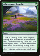 Adventurous Impulse (DOM-153) [Dominaria] Foil