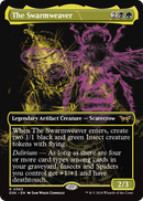 The Swarmweaver (Showcase) (DSK-363) (Borderless) [Duskmourn: House of Horror] Foil