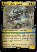 Erestor of the Council (Showcase Scrolls) (LTC-457) [Tales of Middle-earth Commander] Foil