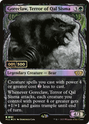 Goreclaw, Terror of Qal Sisma (Serial Numbered) (MUL-157) (Showcase) [Multiverse Legends] Foil