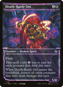 Death-Rattle Oni (Halo Foil) (MAT-197) (Showcase) [March of the Machine: The Aftermath] Foil