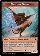 Manifold Mouse Token (BLB-018) [Bloomburrow Tokens]
