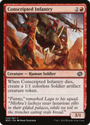 Conscripted Infantry (BRO-129) [The Brothers' War] Foil