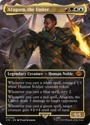 Aragorn, the Uniter (Borderless) (LTR-434) [The Lord of the Rings: Tales of Middle-earth]