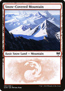 Snow-Covered Mountain (KHM-283) [Kaldheim] Foil