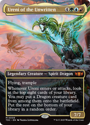 Ureni of the Unwritten (Borderless) (TDC-009) [Commander: Tarkir: Dragonstorm] Foil
