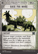 Back for More (OTP-036) (Showcase) (Borderless) [Breaking News] Foil