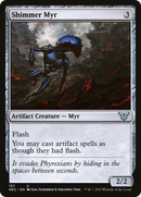 Shimmer Myr (NEC-157) [Neon Dynasty Commander]