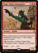 Siege-Gang Commander (DOM-143) [Dominaria] Foil