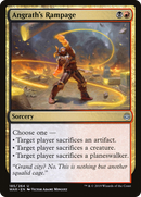 Angrath's Rampage (WAR-185) [War of the Spark] Foil
