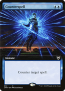 Counterspell (Extended Art) (CMR-632) [Commander Legends] Foil