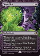 Waste Not (WOT-038) (Showcase) (Borderless) [Wilds of Eldraine: Enchanting Tales] Foil