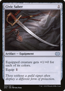 Civic Saber (2X2-300) [Double Masters 2022] Foil
