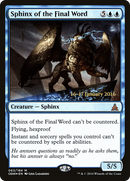 Sphinx of the Final Word (PRE-063) [Oath of the Gatewatch Promos] Foil