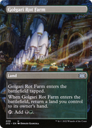 Golgari Rot Farm (Borderless) (2X2-406) [Double Masters 2022] Foil