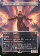 Exemplar of Light (Borderless) (Mana Foil) (FDN-366) [Foundations] Foil