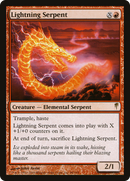 Lightning Serpent (CSP-088) [Coldsnap] Foil