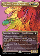 Zacama, Primal Calamity (Borderless) (CMM-691) [Commander Masters] Foil