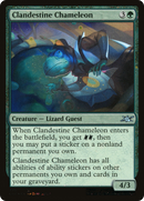 Clandestine Chameleon (Galaxy Foil) (UNF-420) [Unfinity] Foil