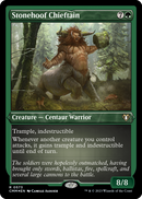 Stonehoof Chieftain (Foil Etched) (CMM-573) [Commander Masters] Foil