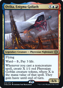 Ovika, Enigma Goliath (PRE-213) [Phyrexia: All Will Be One Promos] Foil