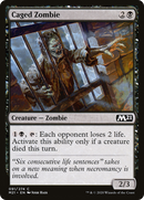 Caged Zombie (M21-091) [Core Set 2021] Foil