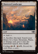 Shattered Landscape (TDC-390) [Commander: Tarkir: Dragonstorm]