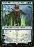 Nissa, Who Shakes the World (WAR-169) [War of the Spark] Foil