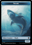 Shark (TBLC-016) [Bloomburrow Commander Tokens] Foil