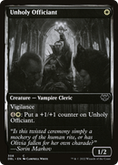 Unholy Officiant (DBL-308) [Innistrad: Double Feature] Foil