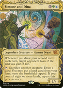 Zimone and Dina (Showcase) (MOM-318) (Borderless) [March of the Machine] Foil