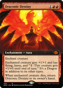 Draconic Destiny (Extended Art) (BRO-336) [The Brothers' War] Foil