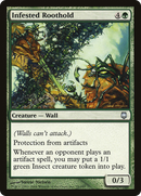 Infested Roothold (DST-076) [Darksteel] Foil