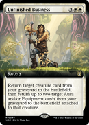 Unfinished Business (Extended Art) (WOC-044) [Wilds of Eldraine Commander]