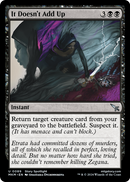 It Doesn't Add Up (MKM-089) [Murders at Karlov Manor] Foil
