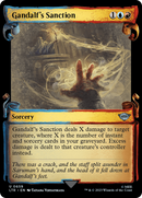 Gandalf's Sanction (Showcase Scrolls) (LTR-659) [The Lord of the Rings: Tales of Middle-earth] Foil