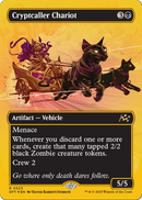 Cryptcaller Chariot (Borderless) (First-Place Foil) (DFT-523) [Aetherdrift] Foil