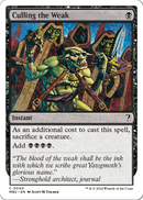 Culling the Weak (White Border) (MB2-040) [Mystery Booster 2]