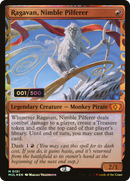 Ragavan, Nimble Pilferer (Serial Numbered) (MUL-151) (Showcase) [Multiverse Legends] Foil